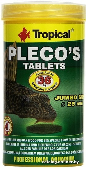 

Сухой корм Tropical Pleco's Tablets 48 шт 250 мk