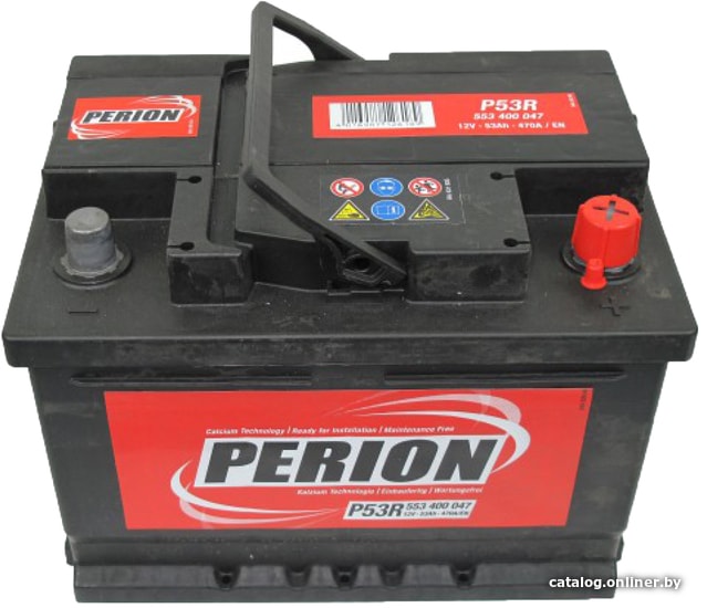 

Автомобильный аккумулятор Perion P53R (53 А·ч)