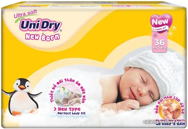 

Подгузники UniDry Ultra Soft New Born (36 шт)