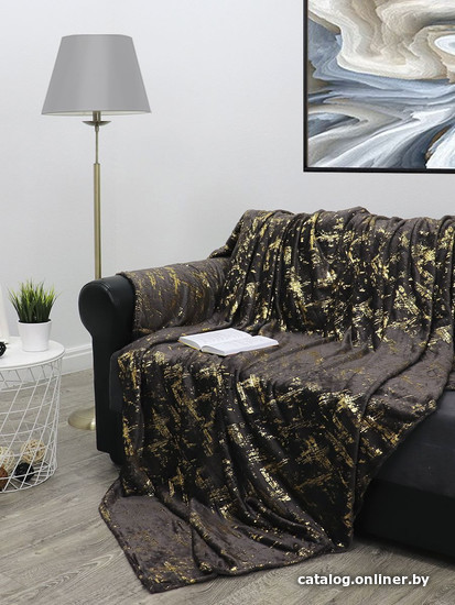 

Плед Tex Republic S-мазки TF FNL DKBR-GL 1520 19-1314 150x200 см (темно-корич.)