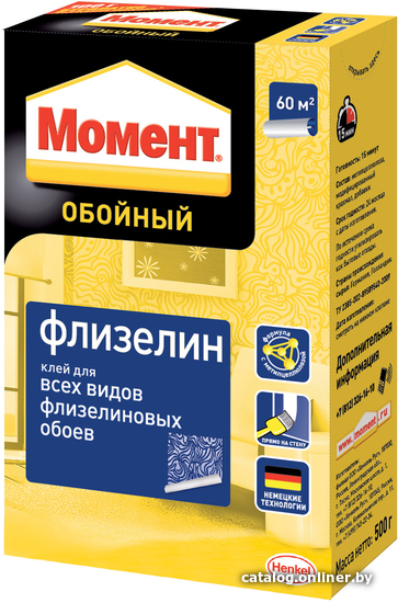 

Клей для обоев Момент Флизелин (500 г)