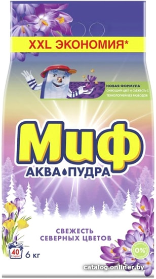 

Стиральный порошок МИФ Свежесть северных цветов автомат 6 кг