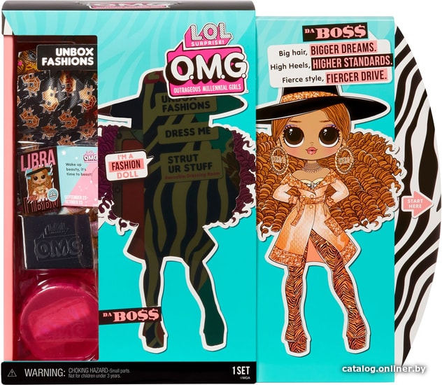 

Кукла-сюрприз L.O.L. Surprise! O.M.G. Series 3 Da Boss 567219