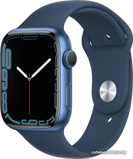 

Умные часы Apple Watch Series 7 45 мм (синий/синий омут спортивный)