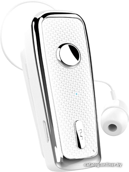 

Bluetooth гарнитура Hoco E38 (белый/серебристый)