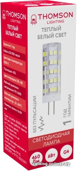 

Светодиодная лампочка Thomson Led G4 TH-B4230