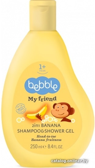 

Bebble My Friend с ароматом банана 2 в 1 250 мл