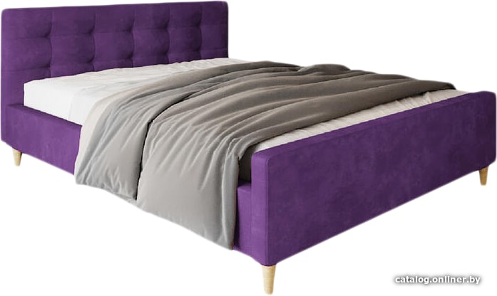 

Кровать Craftmebel Pinko 200x160 (вельвет, фиолетовый)