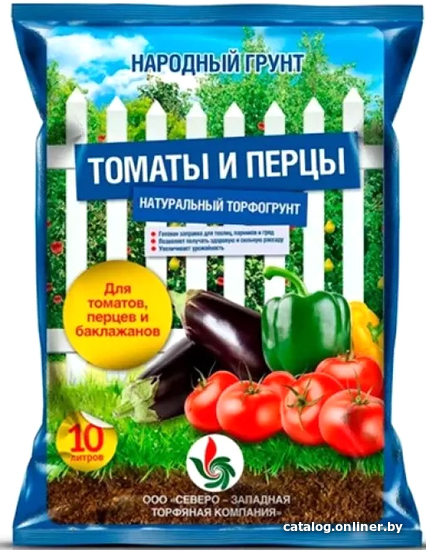 

Грунт Народный грунт Томаты и перцы (10 л)