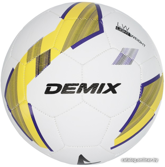 

Футбольный мяч Demix XDR1SV1B4C 114516-W1 (размер 5, белый)