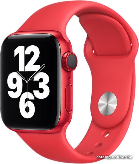 

Ремешок Apple спортивный 40 мм (красный, S/M и M/L) MYAR2