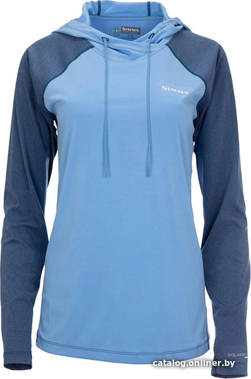 

Футболка Simms Women's Bugstopper SolarFlex Hoody (M, cornflower heather)