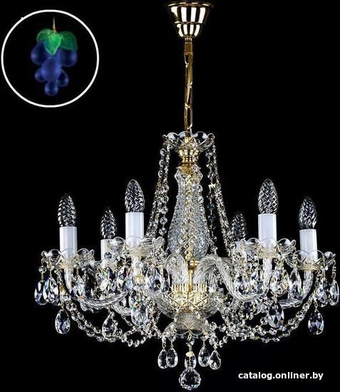 

Подвесная люстра ArtGlass Radka Vi. Vino Dark Blue