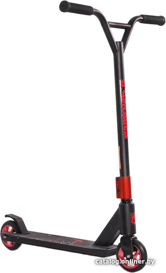 

Трюковый самокат Black Aqua Stunt Scooter-6 (черный/красный)
