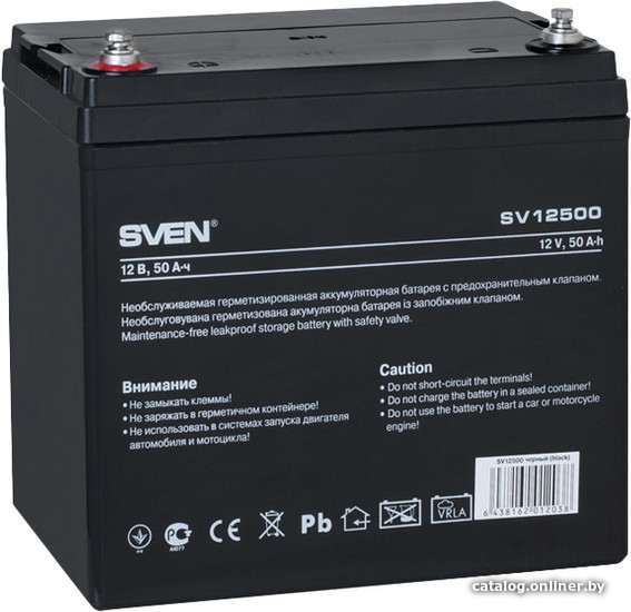 

Аккумулятор для ИБП SVEN SV12500