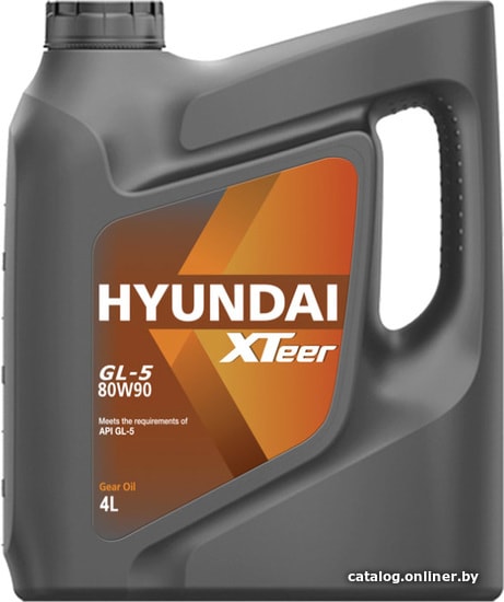 

Трансмиссионное масло Hyundai Xteer Gear Oil-5 80W-90 4л