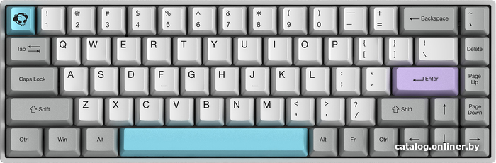 

Клавиатура Akko 3068 Silent (Akko Blue V2)