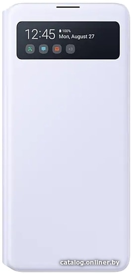 

Чехол для телефона Samsung S View Wallet для Note10 Lite (белый)