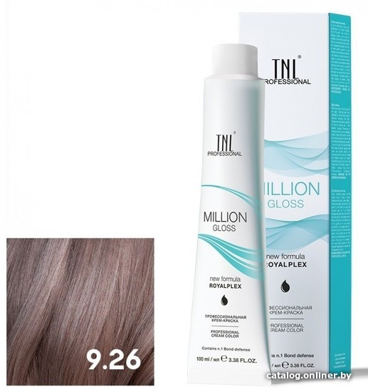 

Крем-краска для волос TNL Professional Million Gloss 9.26 100 мл