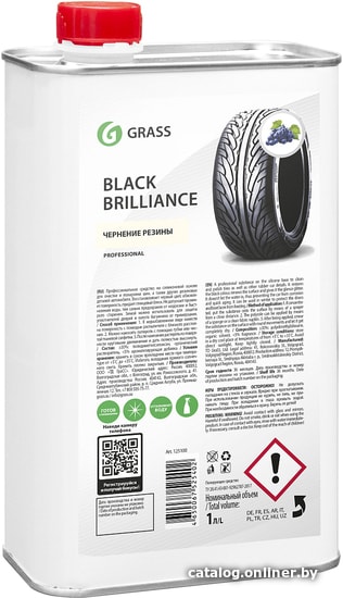 

Grass Чернитель резины Black brilliance 1 л 125100