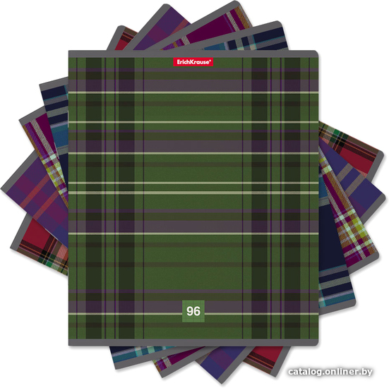 

Общая тетрадь Erich Krause Scottish Cage 96 л клетка 54241