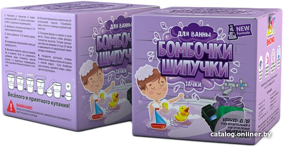 

Набор для опытов Висма Бомбочки-Шипучки. Тачки 736