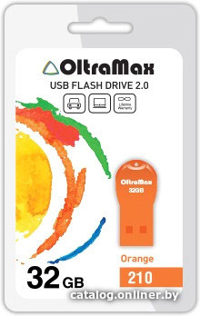 

USB Flash OltraMax 210 32GB (оранжевый) [OM-32GB-210-Orange]