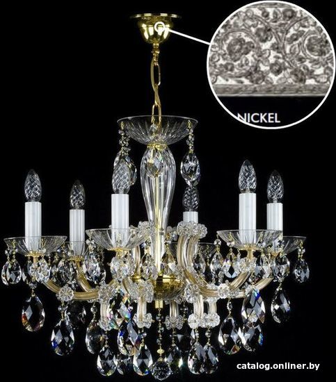 

Подвесная люстра ArtGlass Maria Terezia 21 Vachtle Nickel