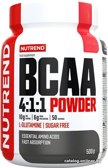 

BCAA Nutrend BCAA 4:1:1 (500 г, вишня)