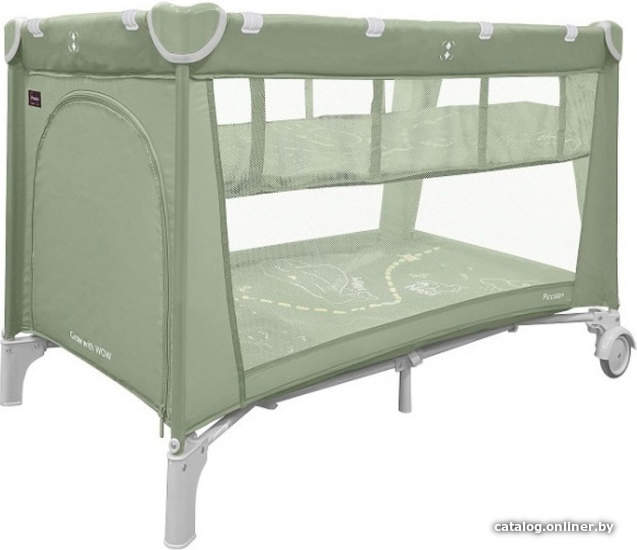 

Манеж-кровать Carrello Piccolo Plus CRL-11501/2 (mint green)