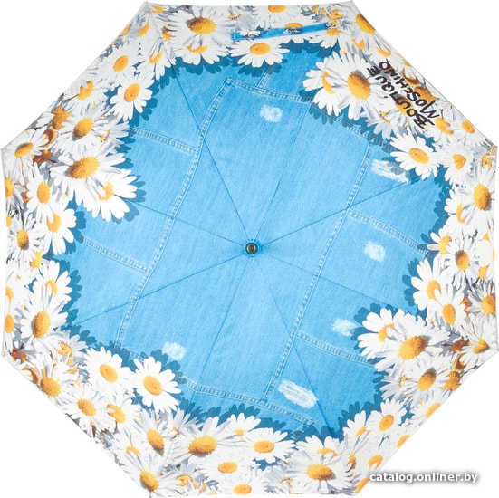 

Зонт-трость Moschino 7026-63Autoa Denim Daisies Multi