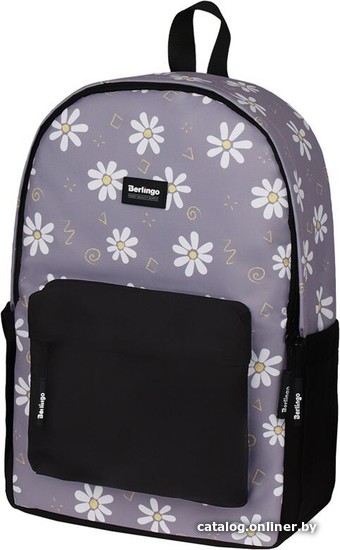 

Школьный рюкзак Berlingo Chamomile black RU08068B