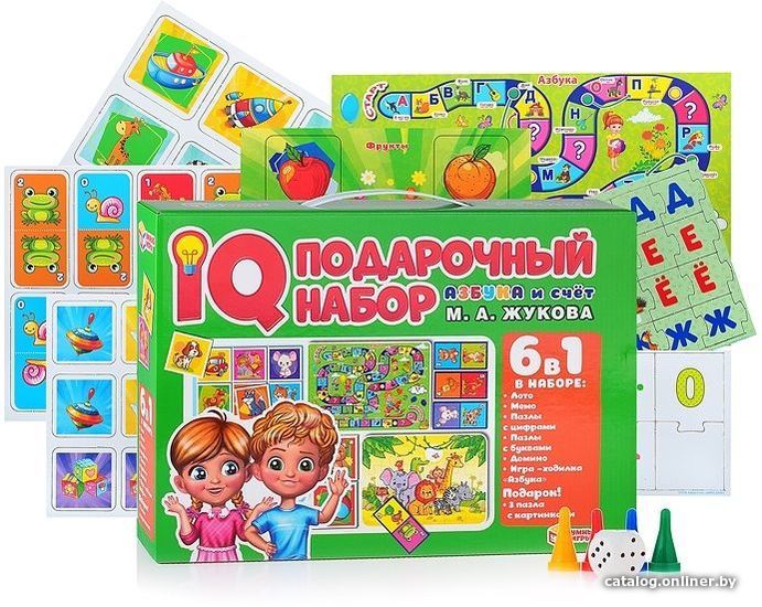 

Развивающая игра Умные игры IQ М.А.Жукова. Азбука и счет 4630115527329