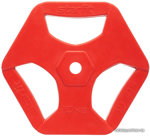 

Диск Starfit BB-205 10 кг (красный)