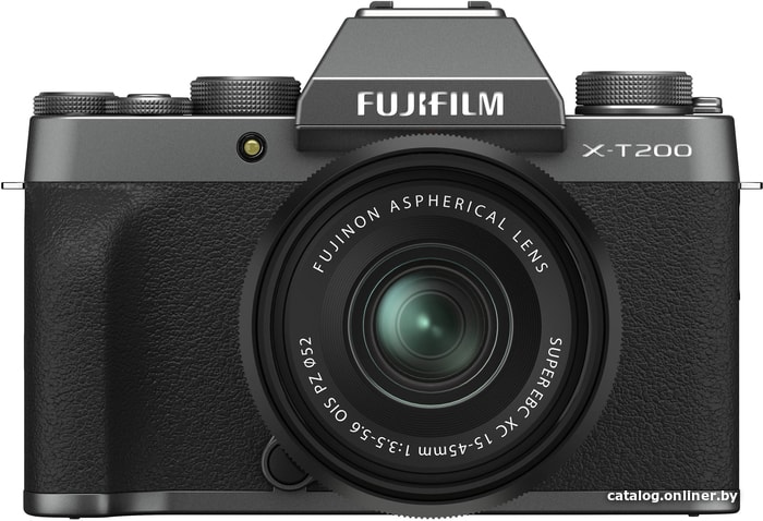 

Беззеркальный фотоаппарат Fujifilm X-T200 Kit 15-45mm (темно-серый)