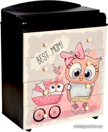 

Детский комод Кедр Fantasia Best Mom (венге/слоновая кость)
