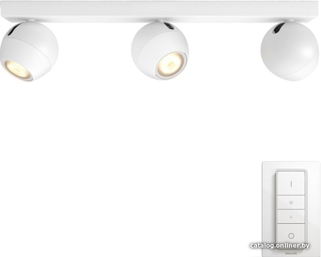 

Спот Philips Hue Buckram 3x5.5W (белый)