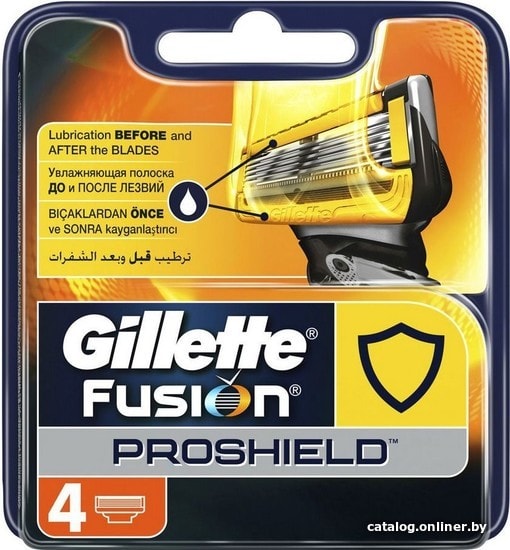 

Сменные кассеты для бритья Gillette Fusion Proshield (4 шт)
