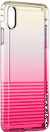 

Чехол для телефона Baseus Colorful Airbag Protection для iPhone XS (розовый)