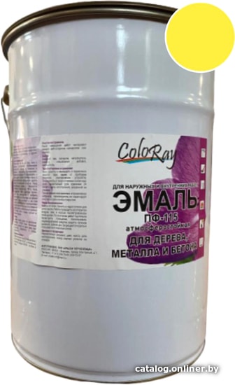 

Эмаль ColoRay ПФ-115 желтый (6 кг)