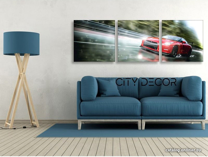 

Модульная картина Citydecor Транспорт 3.24 37x117 см