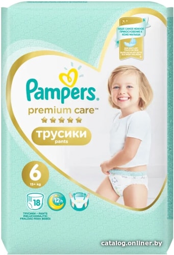 

Трусики-подгузники Pampers Premium Care 6 (18 шт)