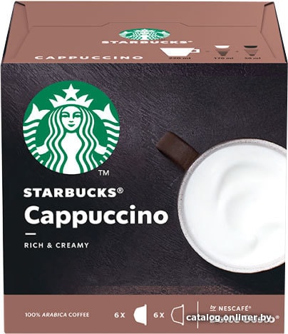 

Кофе в капсулах Starbucks Cappuccino 12 шт