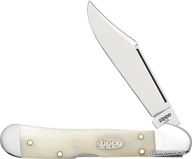 

Складной нож Zippo Smooth Natural Bone Mini Copperlock + Zippo 207