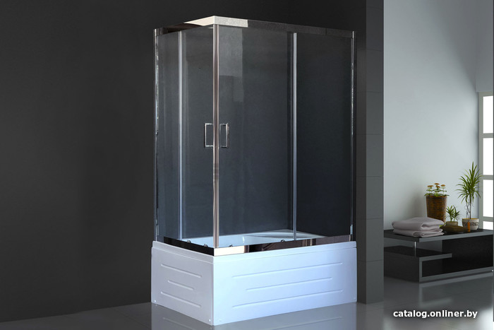 

Душевой уголок Royal Bath RB8100BP-T-CH-R 100x80