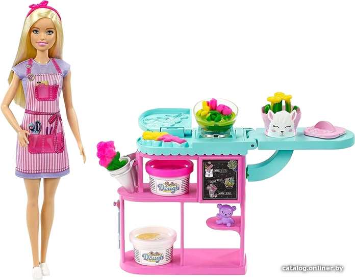 

Кукла Barbie Флорист с цветочным магазином GTN58