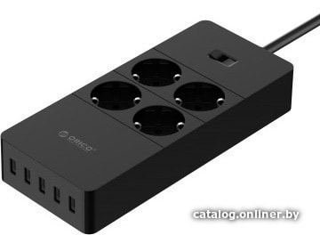 

Сетевой фильтр Orico HPC-4A5U-BK