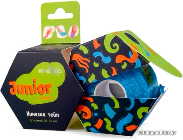 

Тейп Kinexib Classic Junior 4 см x 4 м (синий)