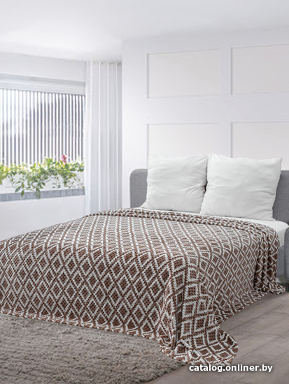 

Плед Tex Republic TF FNJp BR2 2022 18-1017 200x220 см (коричневый/белый)