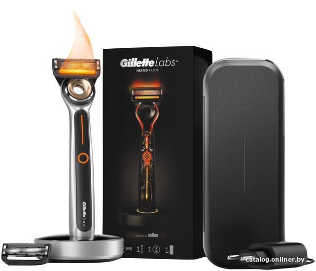 

Бритвенный станок Gillette Labs Heated Razor 2 сменные кассеты + футляр